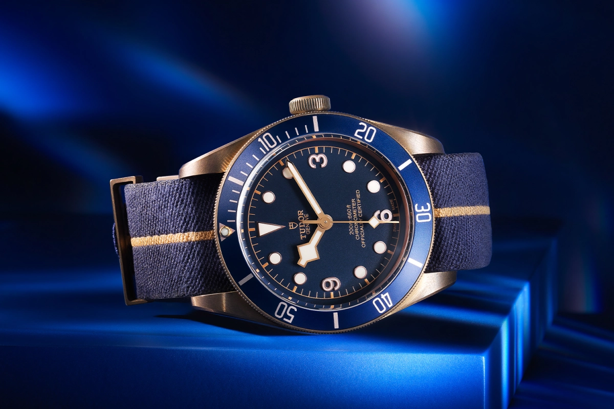 Tudor black bay sale bronze blue bucherer