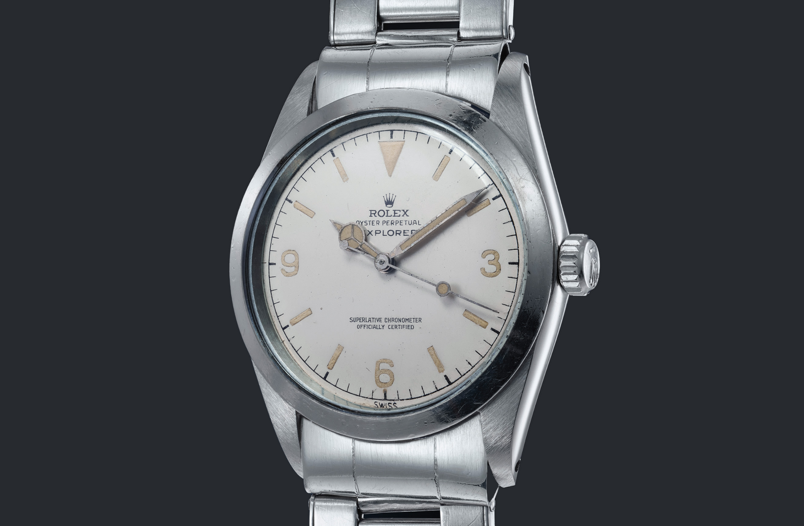 White dial rolex explorer 1 sale