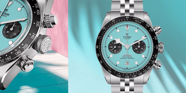 Breaking Down Tudor's New Black Bay Chrono 'Flamingo Blue'