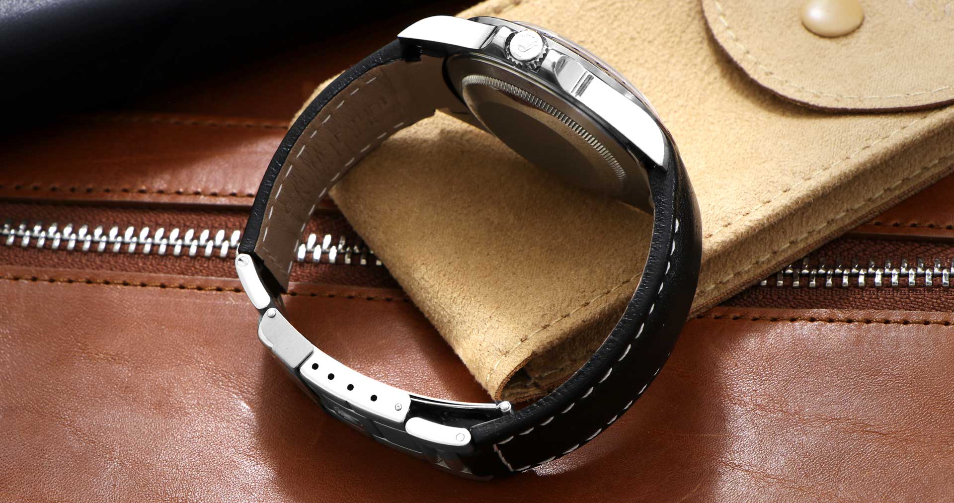 Explorer on leather on sale strap