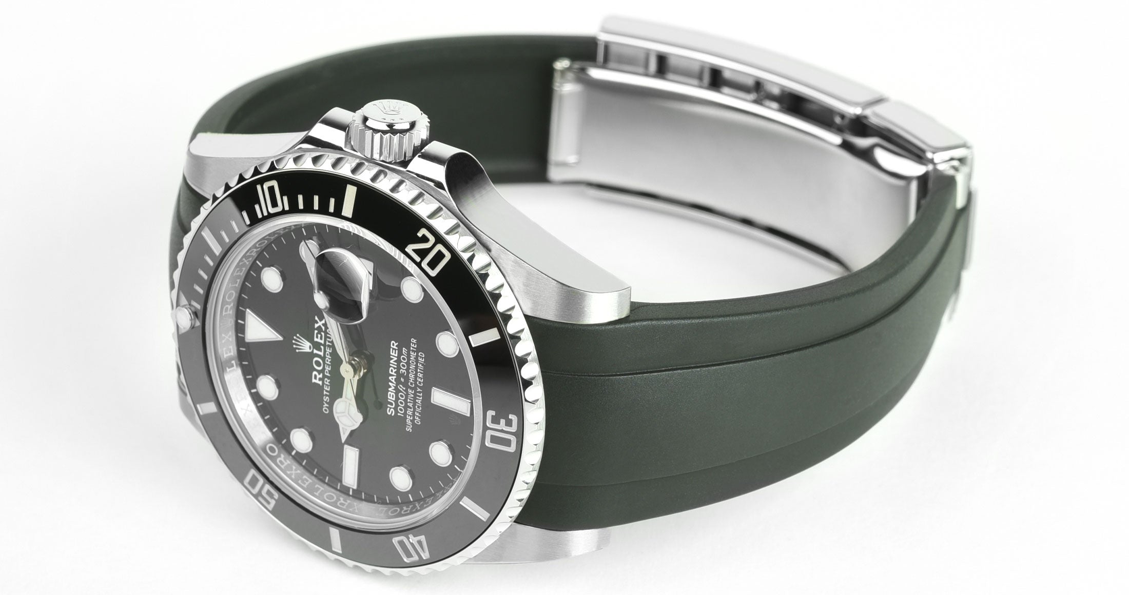 Rolex sub hot sale rubber strap