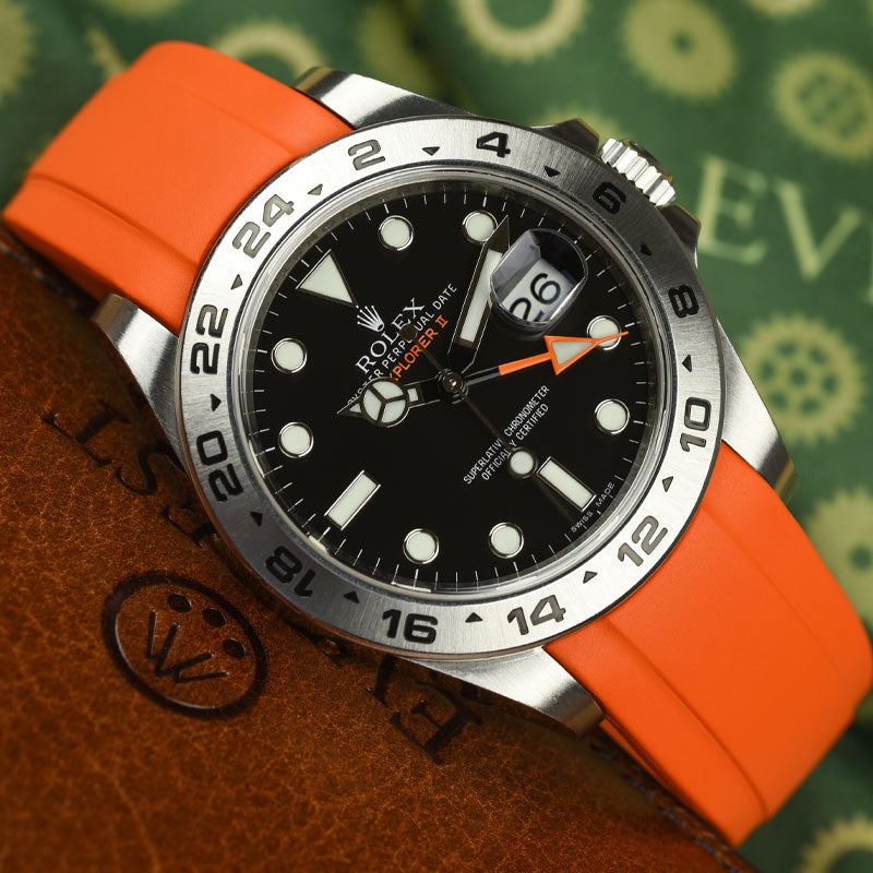 Rolex explorer 2 rubber on sale b