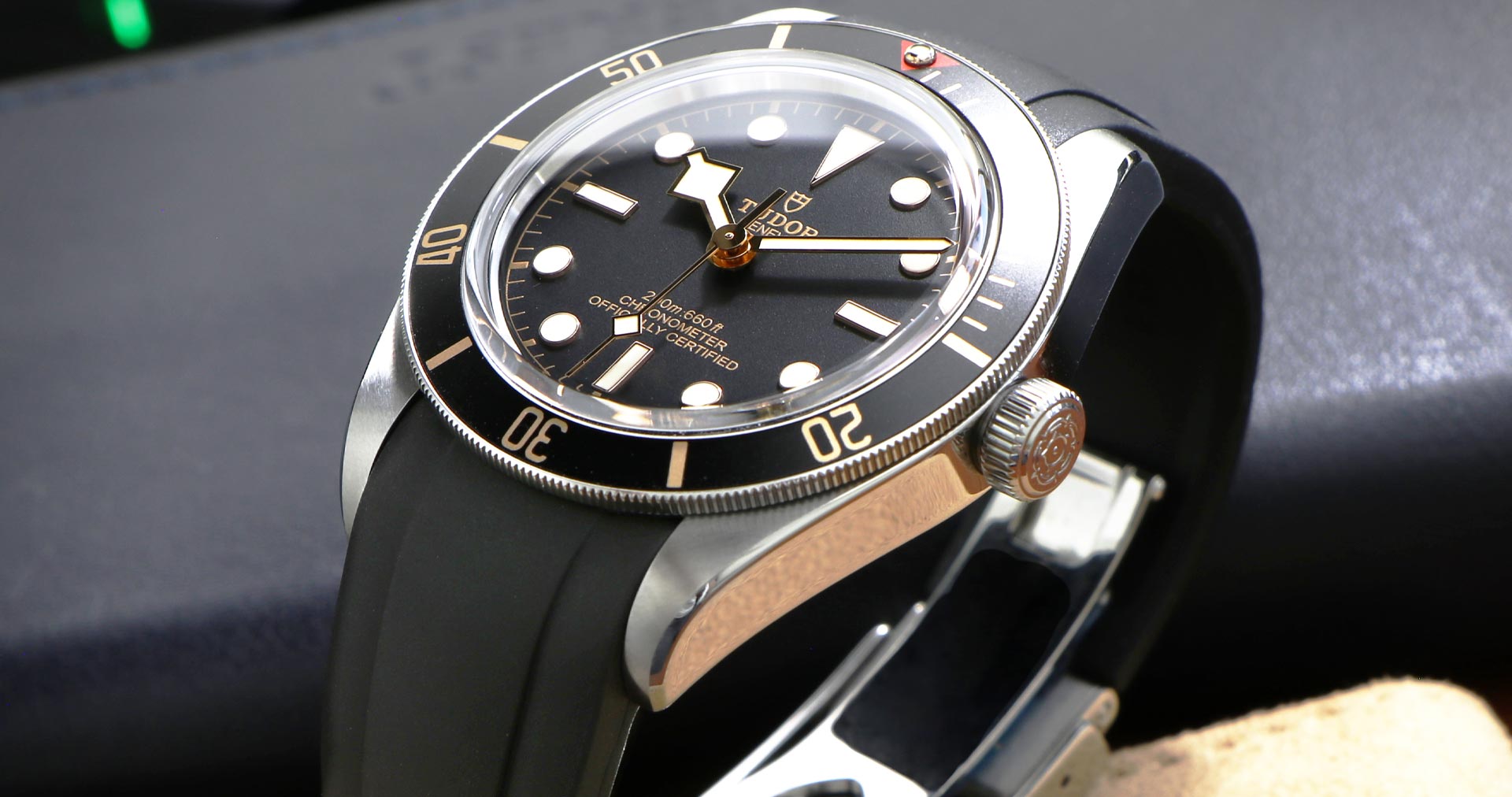 Tudor black bay 58 rubber online strap