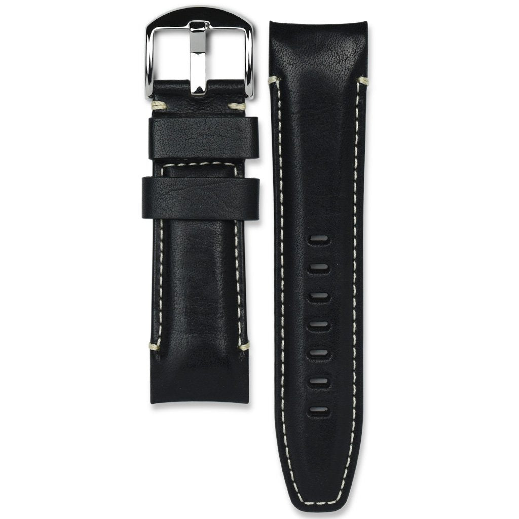 Eternitizzz Panerai Black Watch Strap 24mm, Gucci Effy Moom Pattern Watch Strap 26mm